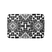 Funky Tribal Chevron Pattern Badmat (Voorkant)