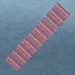 Funky Tribal Colorful Pink and Yellow Sjaal<br><div class="desc">Geweldige funky tribale printsjaal in roze,  geel,  bruin,  blauw.</div>