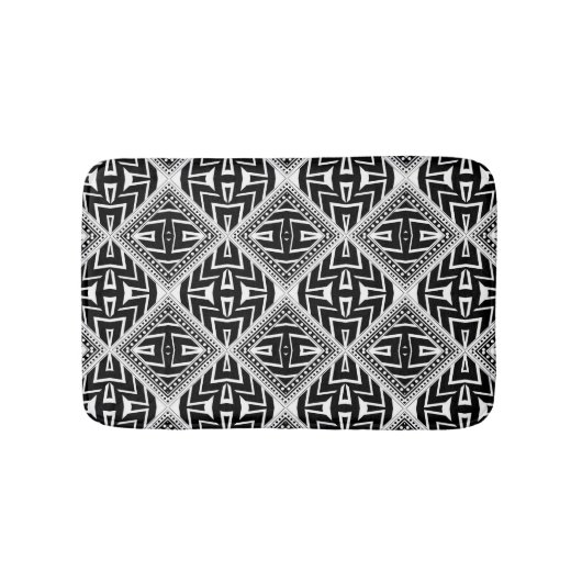 Funky Tribal Pattern Bath Mat (Voorkant)