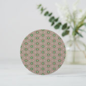 Funky Trippy Eclectische Boho Kerst Kaleidoscoop Kaart (Staand voorkant)