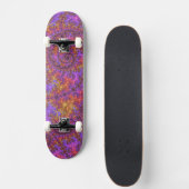 Funky Trippy Kleurrijke Levendige Spiraalvormige F Persoonlijk Skateboard (Voorkant)