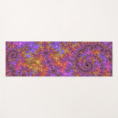 Funky Trippy Kleurrijke Levendige Spiraalvormige F Yogamat (Voorkant (horizontaal))