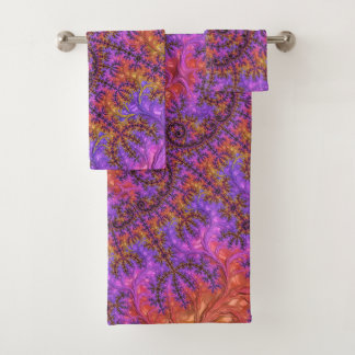 Funky Trippy Kleurrijke Levensechte Spiraalvormige Bad Handdoek