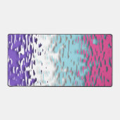 Funky Trippy Ripply Groovy Multiseksuele Pride Vla Bureaumat (Voorkant)