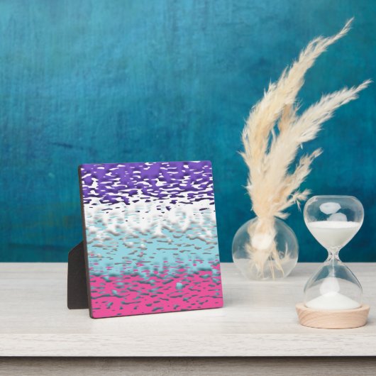 Funky Trippy Ripply Groovy Multiseksuele Pride Vla Fotoplaat (Insitu)