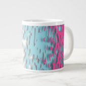Funky Trippy Ripply Groovy Multiseksuele Pride Vla Grote Koffiekop (Voorkant rechts)