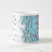 Funky Trippy Ripply Groovy Multiseksuele Pride Vla Grote Koffiekop (Voorkant)