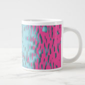 Funky Trippy Ripply Groovy Multiseksuele Pride Vla Grote Koffiekop (Rechts)