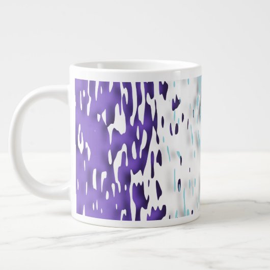Funky Trippy Ripply Groovy Multiseksuele Pride Vla Grote Koffiekop (Links)