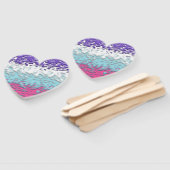 Funky Trippy Ripply Groovy Multiseksuele Pride Vla Handwaaier (Niet-gemonteerd)