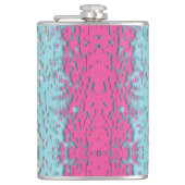 Funky Trippy Ripply Groovy Multiseksuele Pride Vla Heupfles (Voorkant)