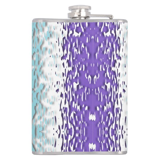 Funky Trippy Ripply Groovy Multiseksuele Pride Vla Heupfles (Achterkant)