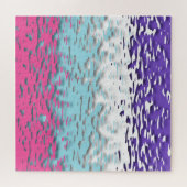 Funky Trippy Ripply Groovy Multiseksuele Pride Vla Legpuzzel (Horizontaal)