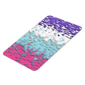 Funky Trippy Ripply Groovy Multiseksuele Pride Vla Magneet (Linkerzijde)