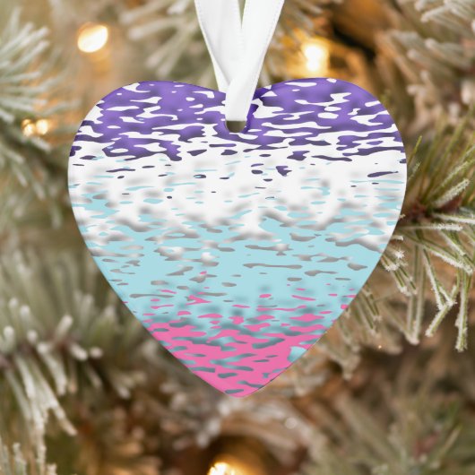 Funky Trippy Ripply Groovy Multiseksuele Pride Vla Ornament (Boom)