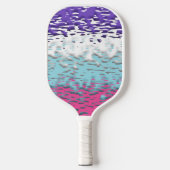 Funky Trippy Ripply Groovy Multiseksuele Pride Vla Pickleball Paddle (Voorkant)