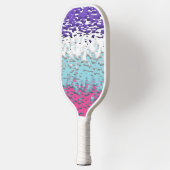 Funky Trippy Ripply Groovy Multiseksuele Pride Vla Pickleball Paddle (Links)