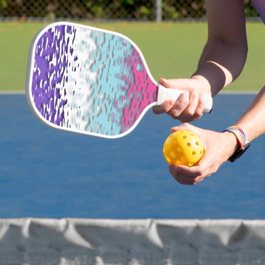 Funky Trippy Ripply Groovy Multiseksuele Pride Vla Pickleball Paddle (Insitu)