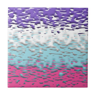 Funky Trippy Ripply Groovy Multiseksuele Pride Vla Tegeltje