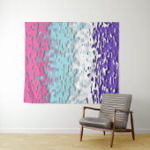 Funky Trippy Ripply Groovy Multiseksuele Pride Vla Wandkleed (In Situ (horizontaal))