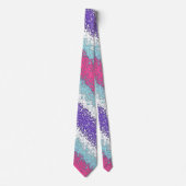 Funky Trippy Rippy Groovy Multisexual Pride Vlag Stropdas (Voorkant)