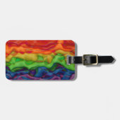 Funky Trots Trippy van de Hippie van de Regenboog Bagagelabel (Voorkant horizontaal)