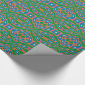 Funky Tuin Abstracte Kunst Cadeaupapier (Hoek)