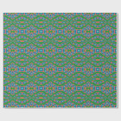 Funky Tuin Abstracte Kunst Cadeaupapier (Vlak)