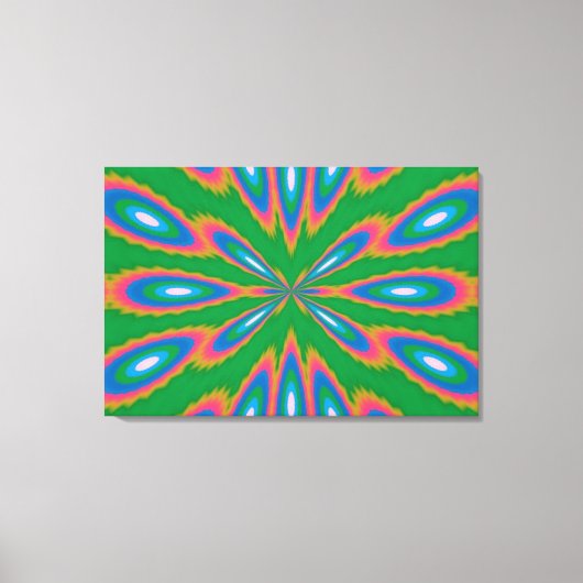 Funky Tuin Canvas Afdruk (Voorkant)