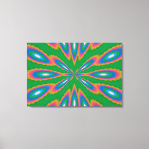 Funky Tuin Canvas Afdruk