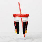 Funky Turkey Acryl Drinkbeker (Links)