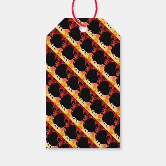 Funky Turkey Cadeaulabel (Voorkant)