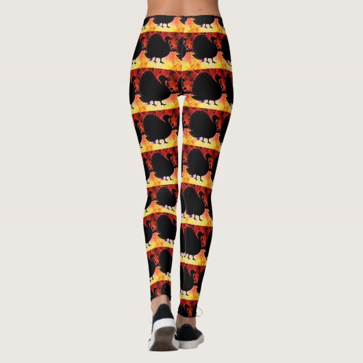 Funky Turkeys Leggings (Achterkant)