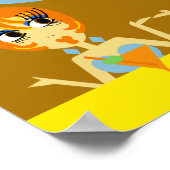 Funky Twins Pop Art Poster (Hoek)