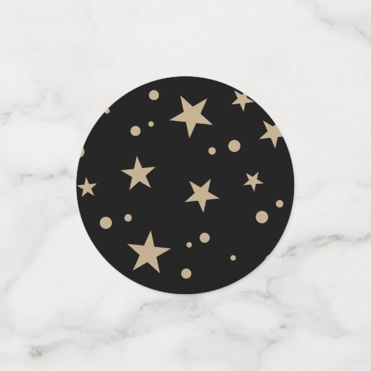 Funky Typography Ugly Sweater Hot Chocolate Confetti (Kleine voorkant)