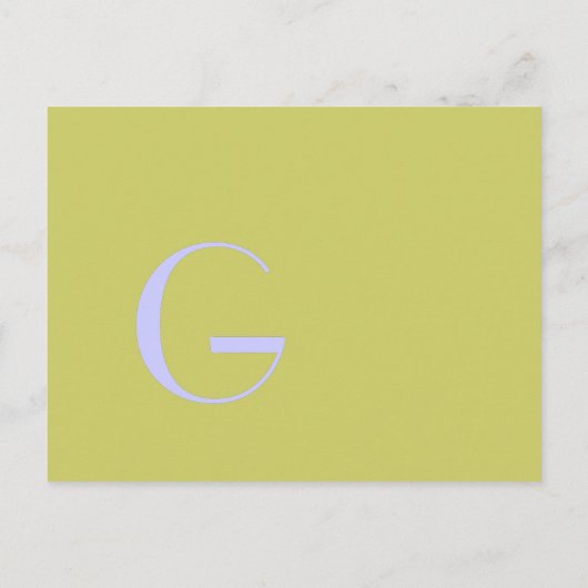 Funky UpBeat Modern Monogram Wedding Uitnodiging (Achterkant)