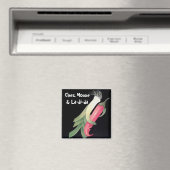 Funky Veggie gepersonaliseerd Magneet (Insitu (Vaatwasser))