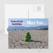 Funky Venice Beach Briefkaart! Briefkaart (Voorkant / Achterkant)