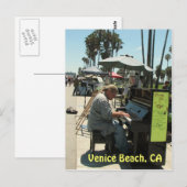 Funky Venice Beach Briefkaart! Briefkaart (Voorkant / Achterkant)