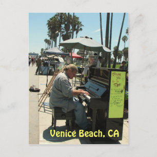 Funky Venice Beach Briefkaart! Briefkaart