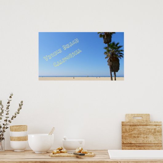Funky Venice Beach Poster! Poster (Keuken)
