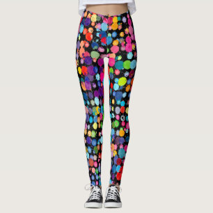 Funky verfspetters leggings
