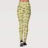 Funky verschillende sleutelvormen patroon Leggings (Achterkant)