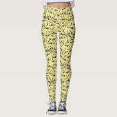 Funky verschillende sleutelvormen patroon Leggings (Voorkant)