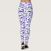 Funky verschillende sleutelvormen patroon Leggings (Achterkant)