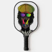 Funky Vibes Doberman Pickleball Paddle – Retro Coo (Voorkant)