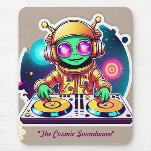 "Funky Vibes Only" Muismat (Voorkant)