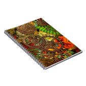 Funky Victoriaans Steampunk-laptop Notitieboek (Rechterzijde)