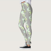 Funky Vijgenboom Blad Patroon Leggings (Links)