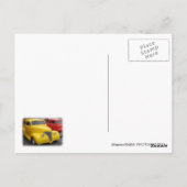 Funky Vintage Auto Briefkaart! Briefkaart (Achterkant)